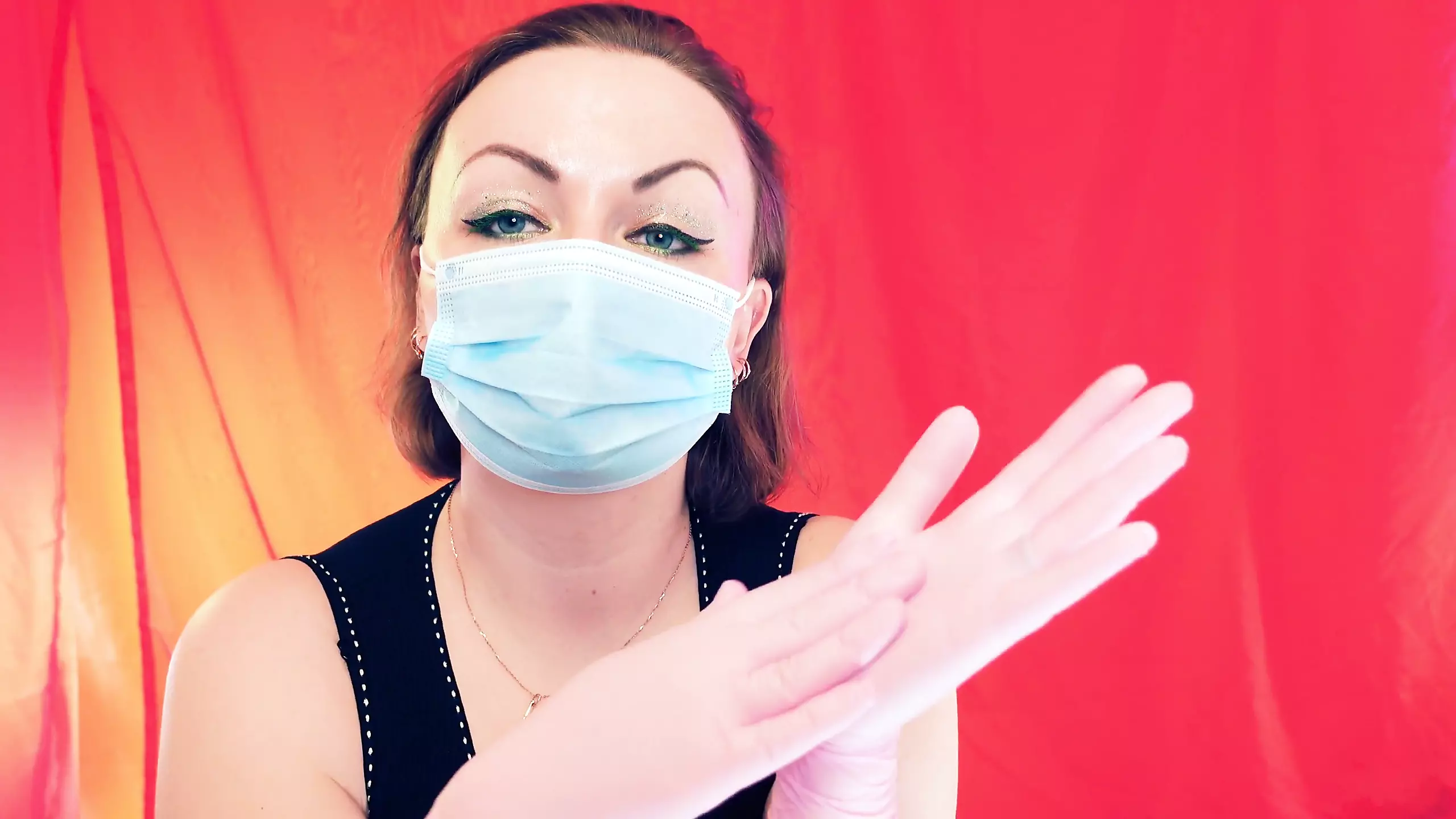 Asmr Breath And Snaps Medical Gloves Arya Grander Amateur Porn By