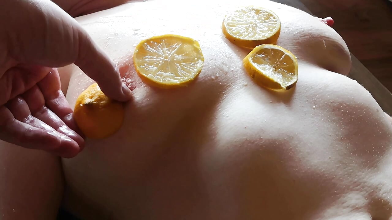 Best of food in vagina and on tits