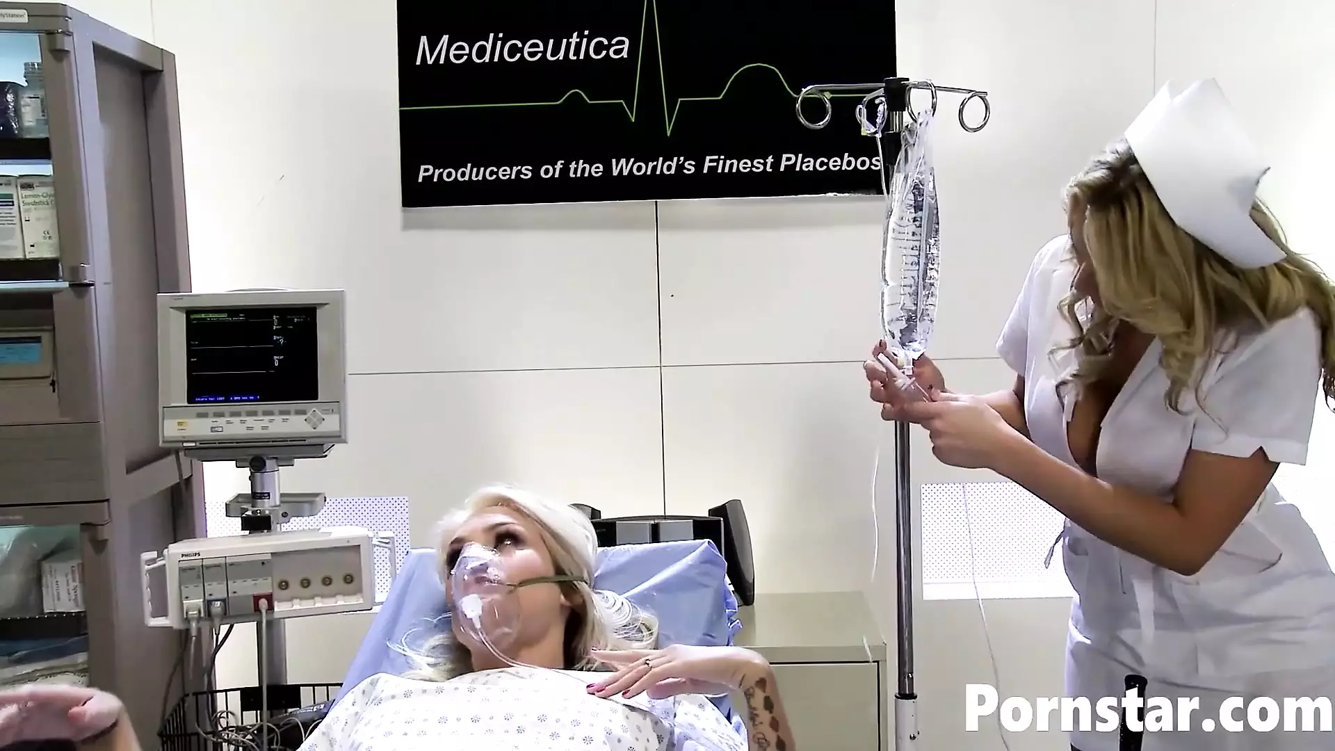 Sexy Nurse Alanah Rae Fuck With Doctors And Hot Patient Medical