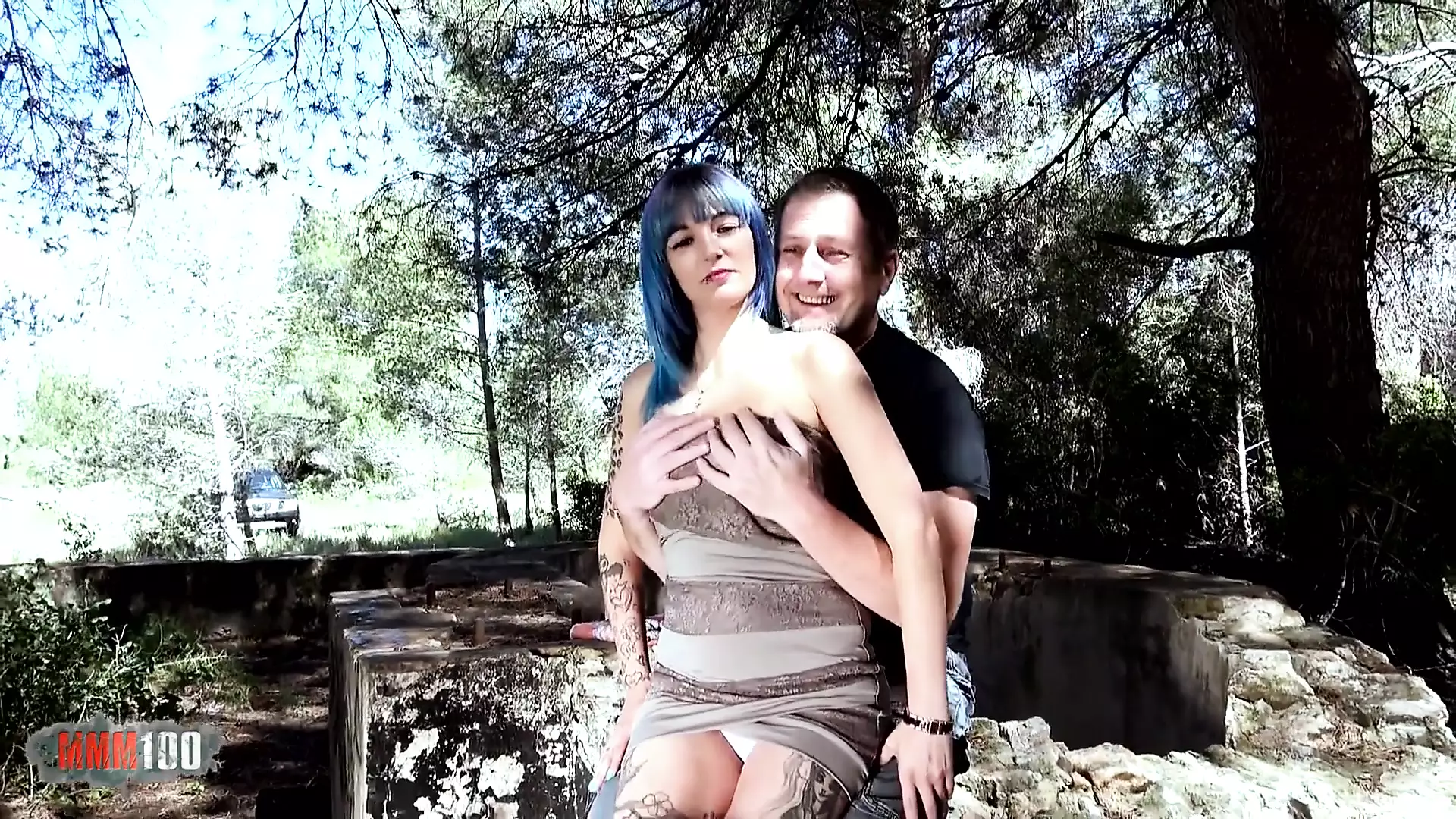 Stefi Tarrago Back With Blue Hair But Same Perfect Ass Spanish Skirt