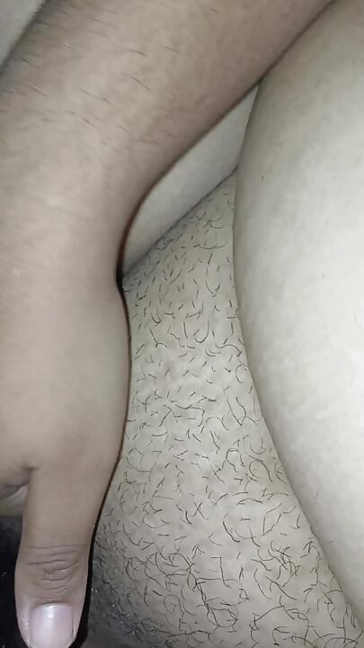 After putting my cock in her I put the dildo in her juicy pussy