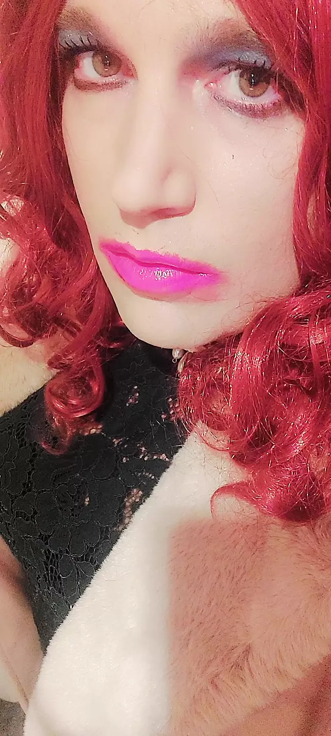 Crossdresser Smoking Shemale Redhead Lingerie Porn XHamster