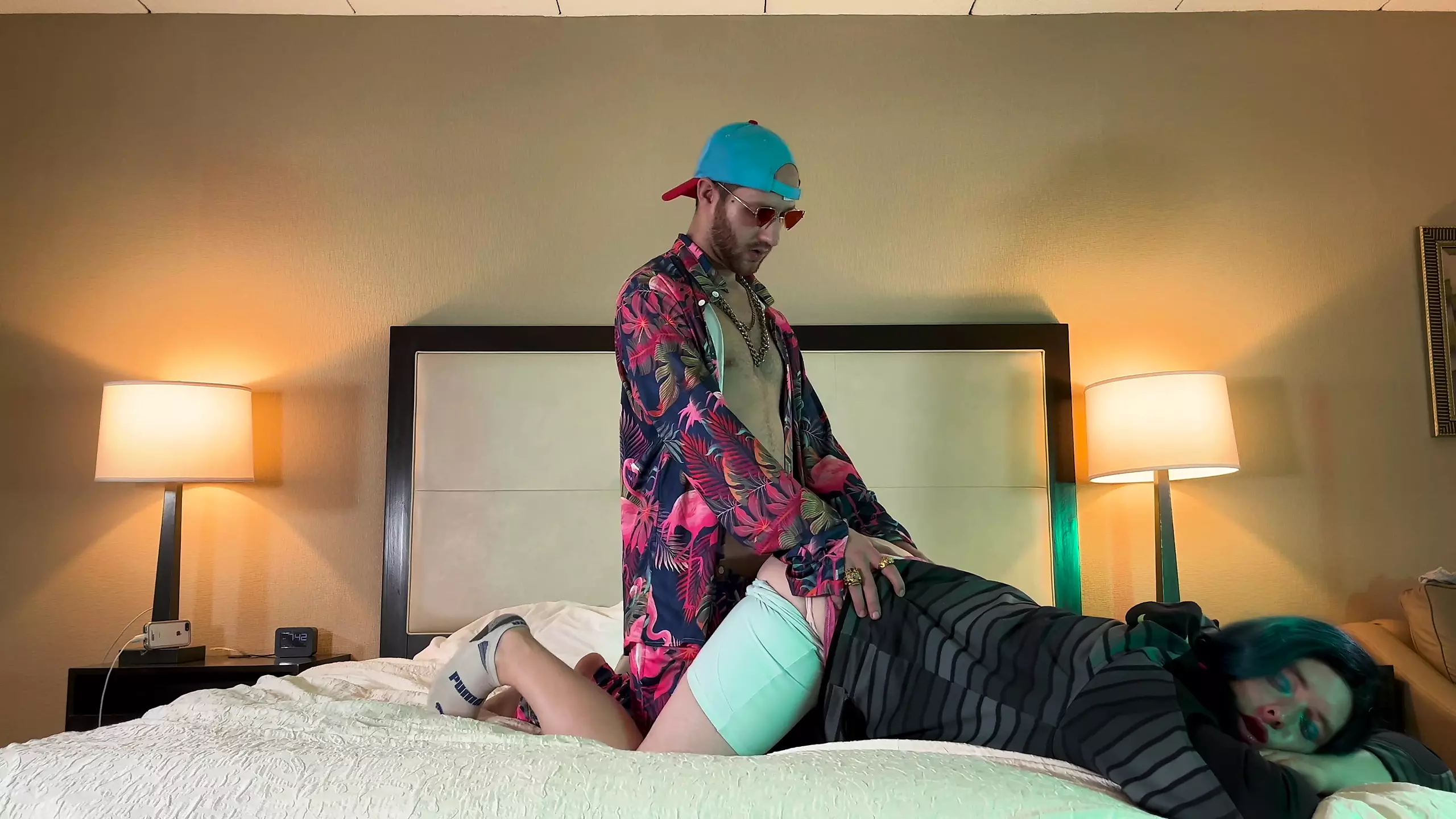 First Time Rapper Fucks Hot Transgender In Chastity American Shemale