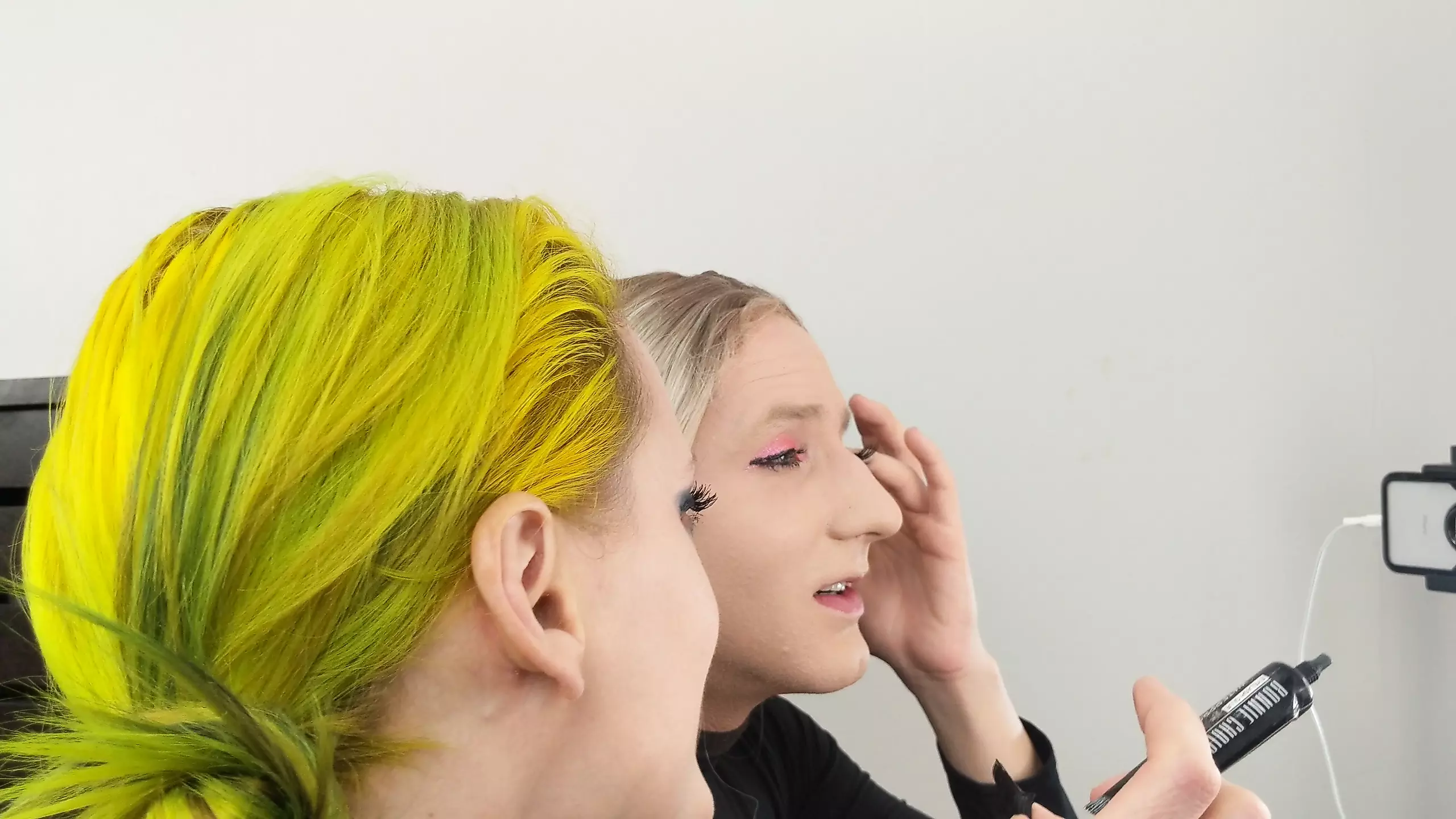 Woman Encourages Guy Transformation Makeover Into Woman Amateur