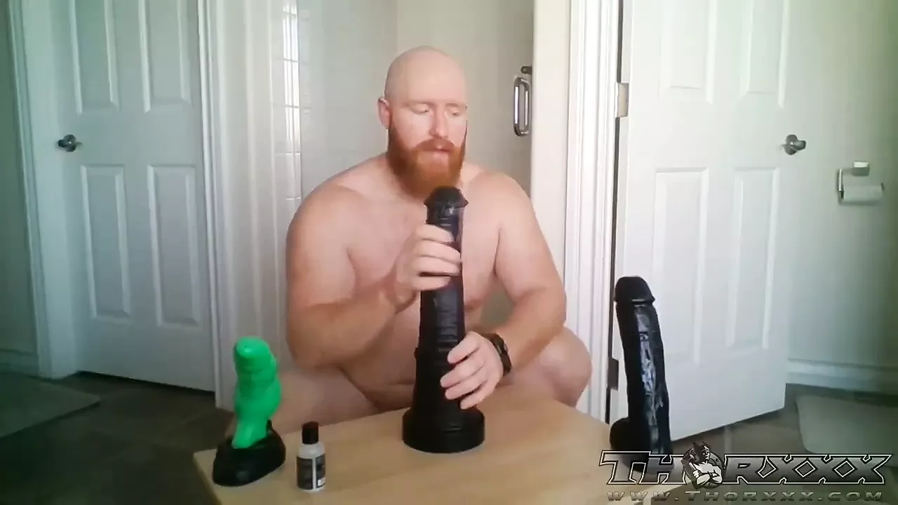 White Man Loves Big Dildos Gay Dildo Anal Porn XHamster