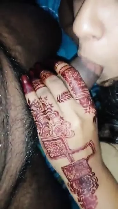 Desi Married Wife Sucking Lund With Mehndi Part Indian Blowjob Porn