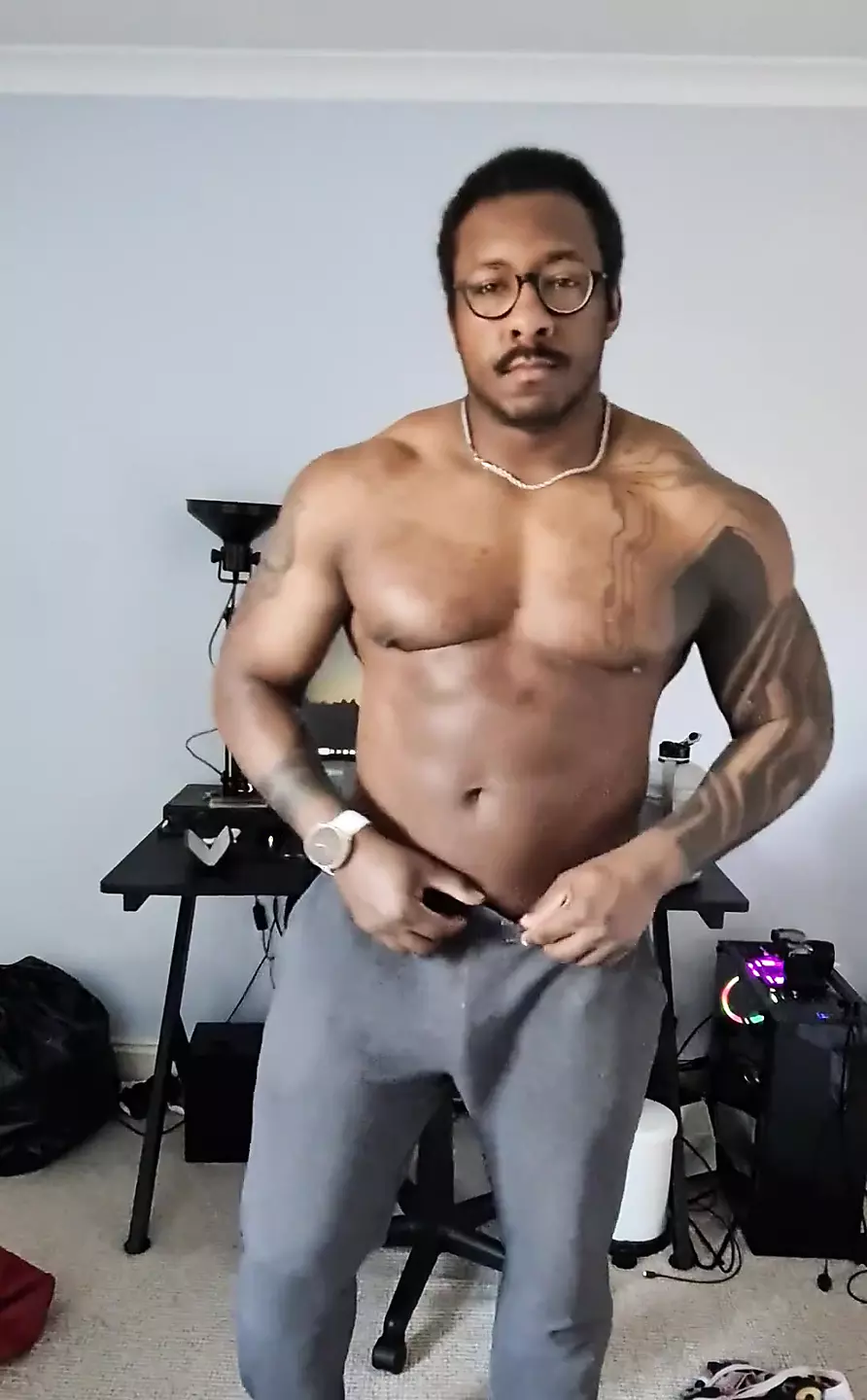 Just Flexing For You Coach In The Thong You Asked For Gay Black Porn