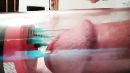 16 Needles In Cock Teasing CBT Amateur Needle Play BDSM German Gay