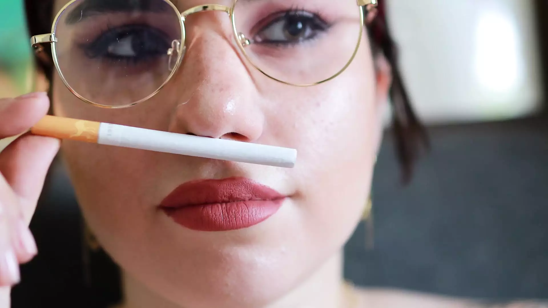 Naked Tattooed Model Smokes Camel S100 Cigarette Porn Df XHamster