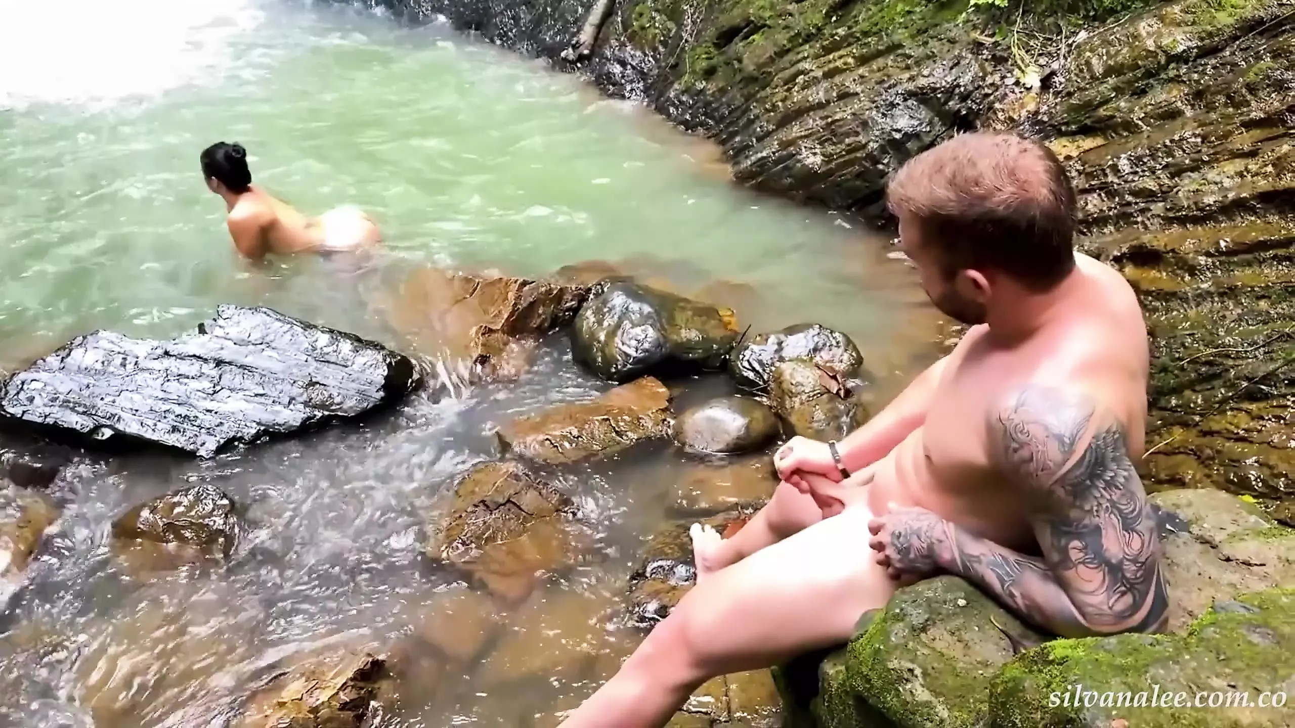 Morbid Masturbates While I Get Naked In The River Silvana Lee Brian