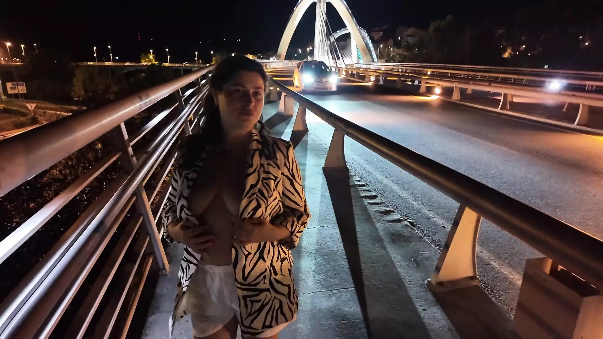 Luscious MILF Walks Without Bra And Panties On The Bridge XHamster