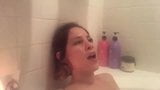 DJ LA MOON accidentally shows nipples in bathtub snapshot 7