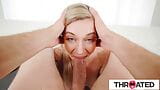 Inked Juicy Blonde Gets THROATED By A Huge Dick snapshot 11