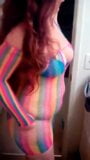 PAWG MILF Redhead Fishnet Tease snapshot 8