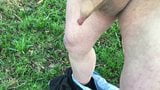 Outdoors foreskin - with wanking snapshot 6