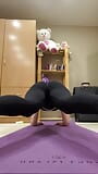 Yoga. I breathe with the uterus during exercises. snapshot 12