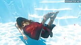 Russian girl Ivi found her natural talent in the pool snapshot 8