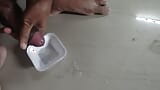 Masturbating in cup like plate sperm go speedily out of it snapshot 7