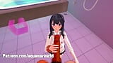 Rikka yendo a un hotel con un chico universitario - hentai sin censura snapshot 2