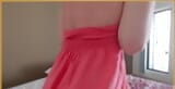 I Love This Red Dress - It Shows My Pussy snapshot 2