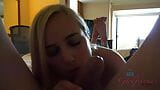 Sex mit dem natürlichen Pornostar Kate England, oraler Spaß, dann POV-Ficken snapshot 11