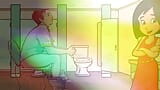 AUDIO ONLY - Gay bathroom dirty talk, straight male gets shemale JOI snapshot 10