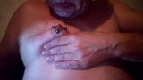 SISSY MAKE UP - CUM - EXTREME PIERCED  NIPPLES METAL BALLS snapshot 1