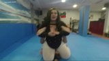 Bbw wrestling menina magra snapshot 2