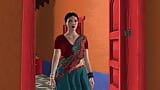 देसी सुंदर विधवा भाभी ने उधारकर्ता के साथ सेक्स किया और देवर ने देख लिया snapshot 8