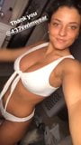 Jade Chynoweth  hotselfie in white bikini snapshot 2