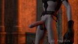 Zepar, the Duke of Hell, plays with a hot blonde in the castle snapshot 3