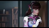 3D-zusammenstellung: Overwatch dva kirito dick reiten mercy blowjob von hinten gefickt, unzensiertes hentai snapshot 1