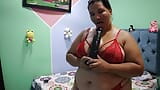 I fuck my pussy with a very big dildo interracial snapshot 1