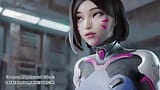 Overwatch Dva cosplay diễn biến ả điếm Hentai AI không kiểm duyệt được tạo ra snapshot 3