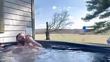 Hot tub kind of day on the farm with Dad. snapshot 8