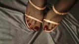 Feet in Nylons and High heels snapshot 5