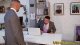 Blowjobs and anal with suited Shane Jackson and Teddy Torres snapshot 3