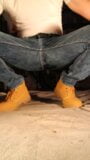 azianuncle pissing in jeans snapshot 2