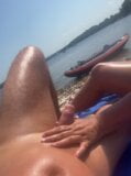 Handjob at the beach snapshot 2