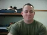 Str8 army soldier stroke in his barracks snapshot 2