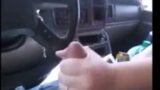 Wife Gives Sissy Girl A Handjob While Driving In Town Making A Cum Mess Everywhere snapshot 1