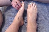 Big Tit British Foot Wank snapshot 3