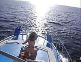 Great Fuck on the boat in the middle of the sea! snapshot 6