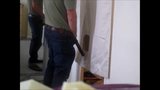 Straight Stud Unloads After Work.  A Glory Hole Video. snapshot 1