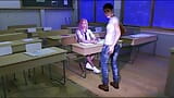 Schoonheidsstudent eerste keer avondfeest - 3D-animatie v519 snapshot 4