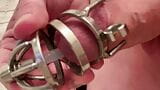 Sissy Anal Masturbation with Chastity Urethral Tube snapshot 10