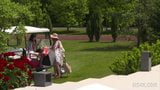 Sunbathing turns into a foursome snapshot 1