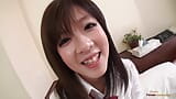 Teacher Fucks His Favorite Brunette Asian Girl in a Uniform snapshot 2