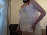 In tight girdle and sexy tunic snapshot 4