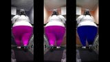 Bbw culo grasso sul tapis roulant x3 snapshot 3